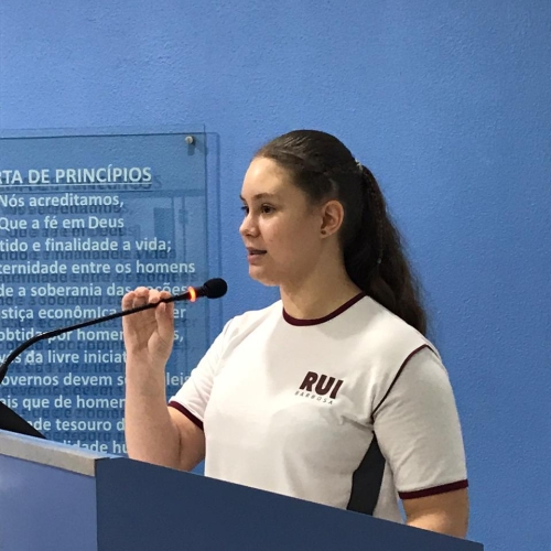 Ana Gabriela Belter Moreira - 2º lugar na categoria Fundamental II.