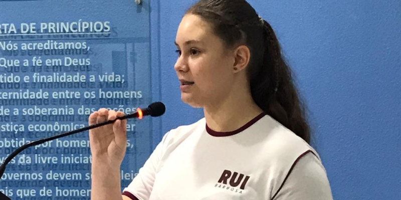 Ana Gabriela Belter Moreira - 2º lugar na categoria Fundamental II.