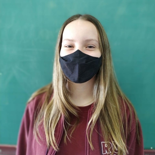 Estudante Camila Pagliarini. 